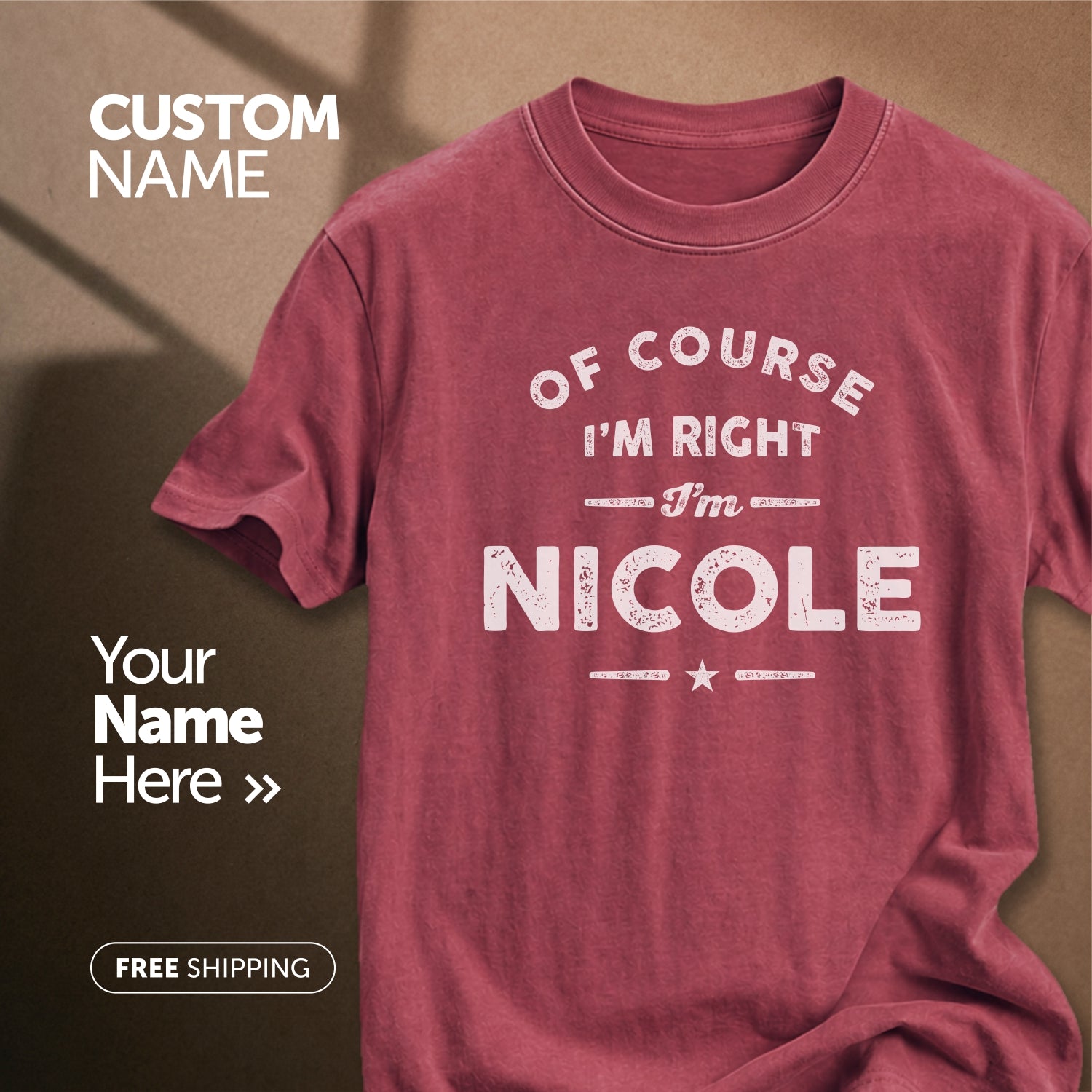 Customize This Design With Your Name!