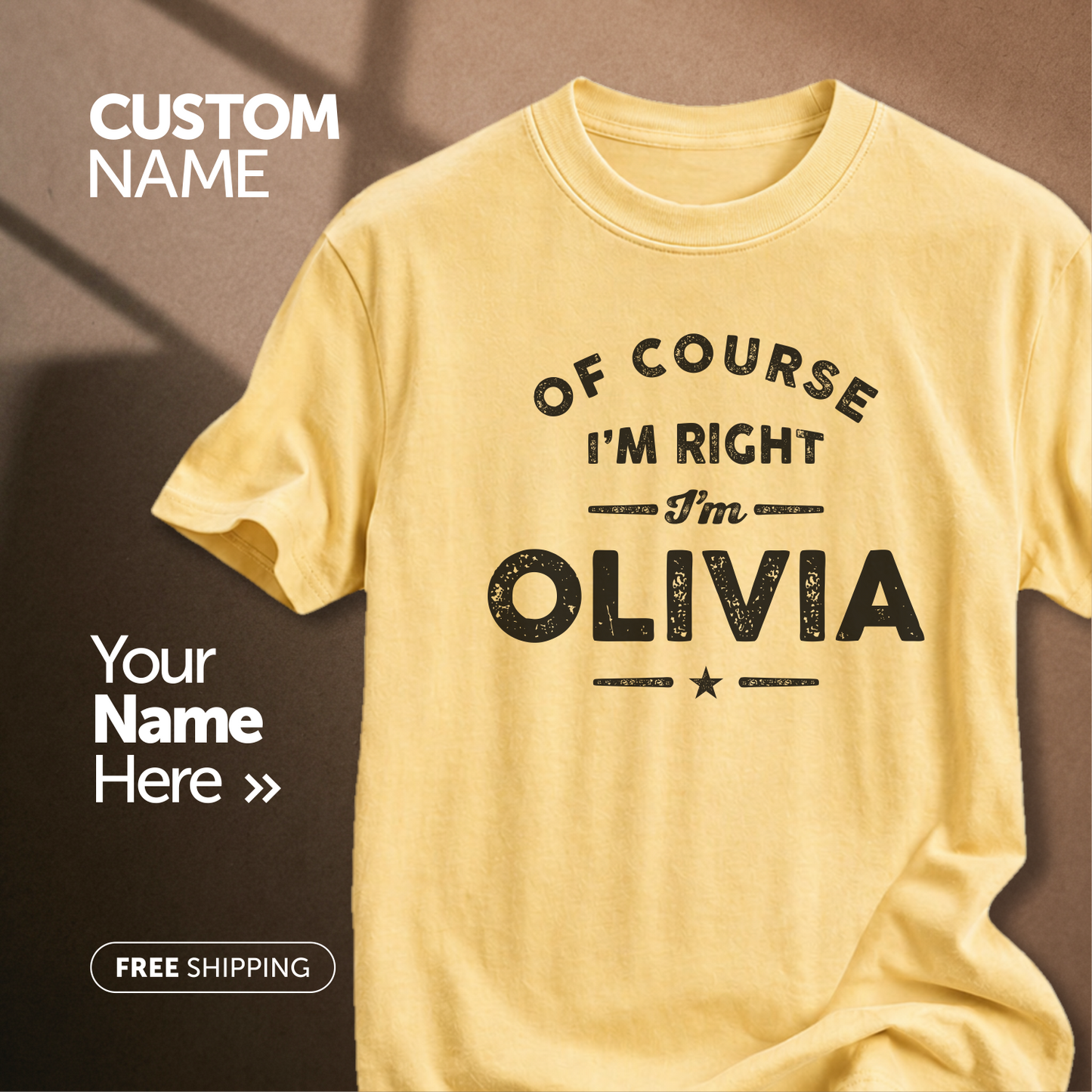 Customize This Design With Your Name!
