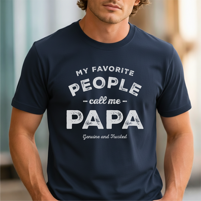 Custom Name - My Favorite People Call Me Papa unisex classic tee