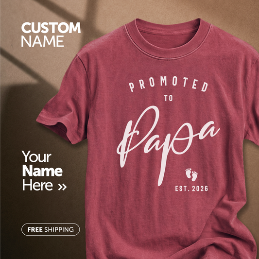 Custom Papa T-shirt
