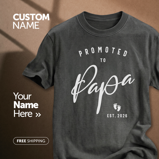 Custom Papa T-shirt