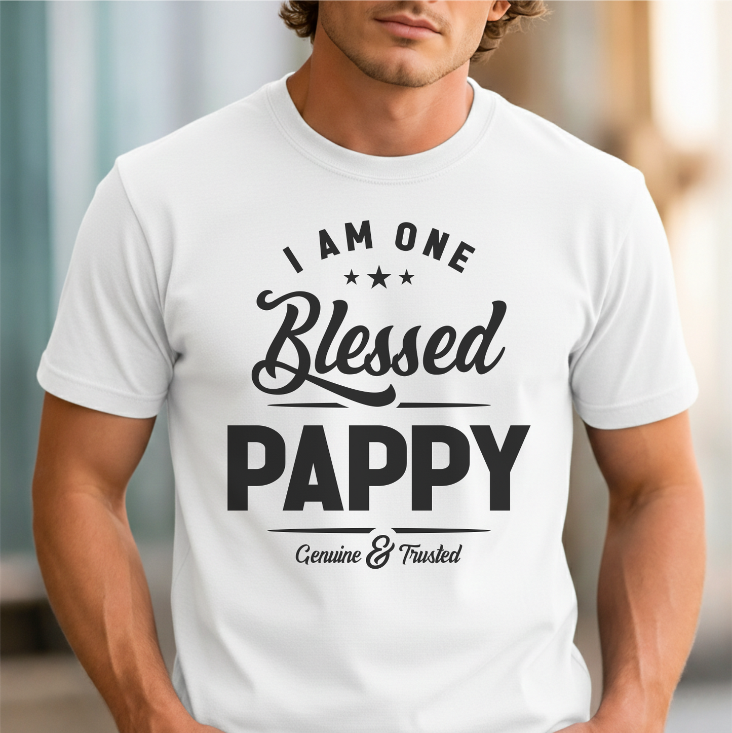 Custom Name - I Am One Blessed Pappy unisex classic tee