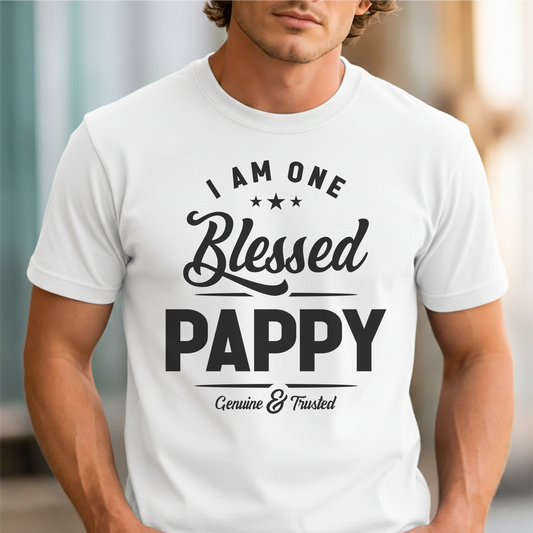 Custom Name - I Am One Blessed Pappy unisex classic tee