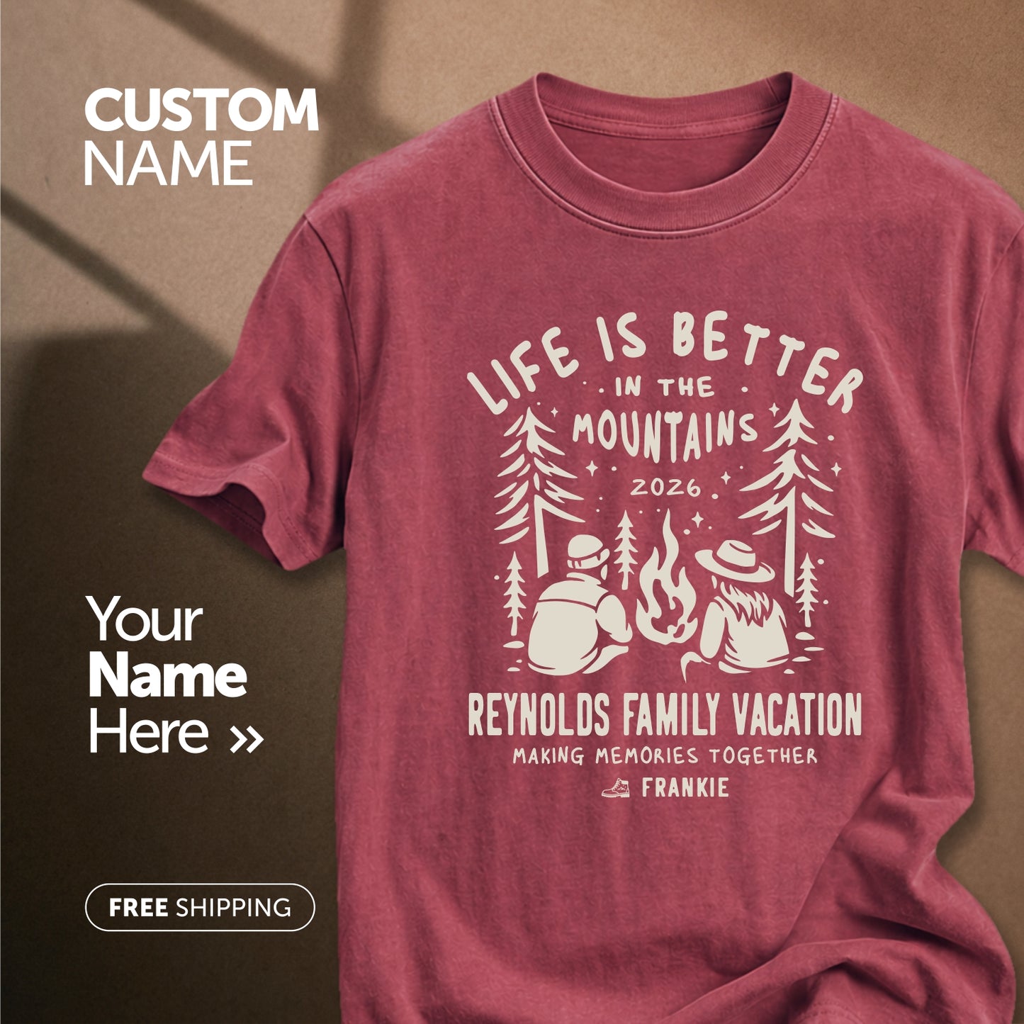 Reynolds Family Vacation | Custom Design T-Shirt