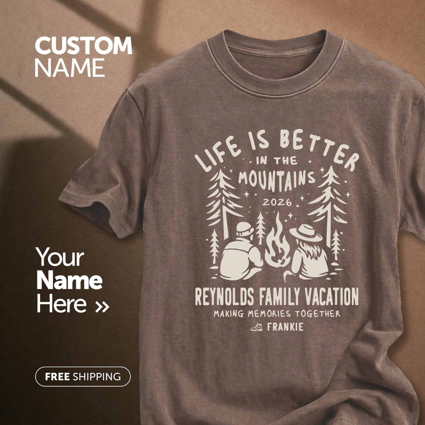 Reynolds Family Vacation | Custom Design T-Shirt