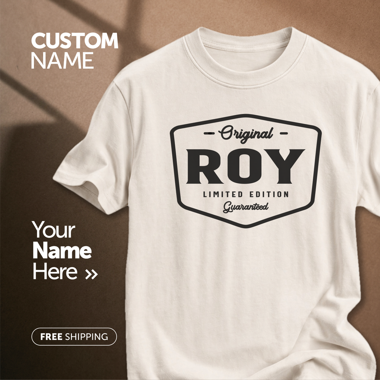 Roy Original | Custom Name T-Shirt