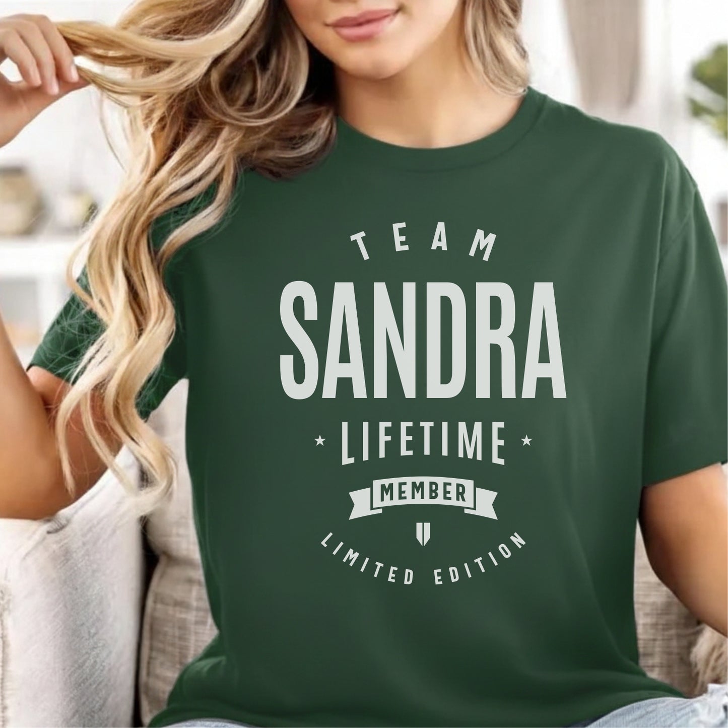 Custom Name - Team Sandra Lifetime Member unisex classic tee