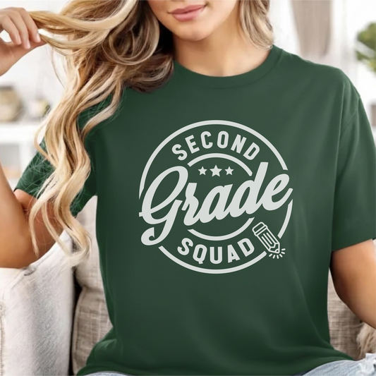 Custom Grade - Second Grade Squad unisex classic tee