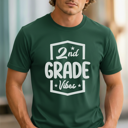 Custom Grade - 2nd Grade Vibes unisex classic tee