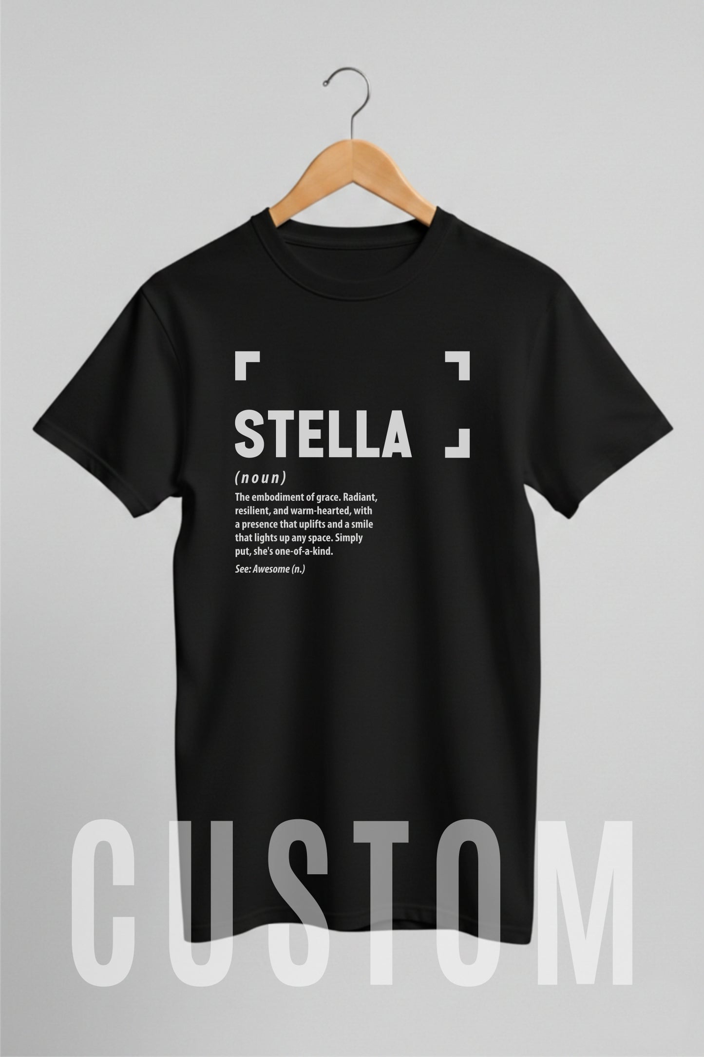 Custom Name - Stella Definition unisex classic tee