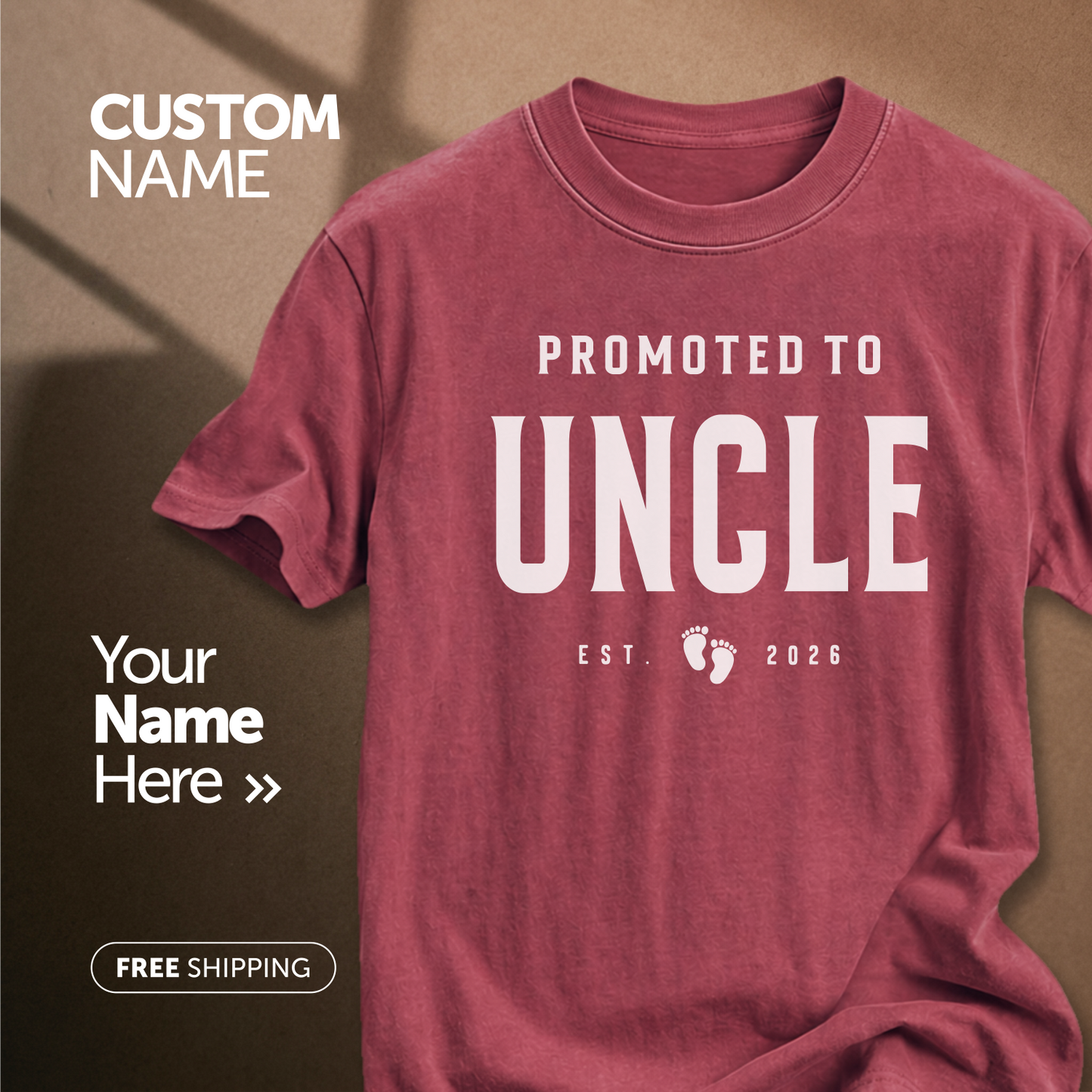 Custom Uncle T-Shirt
