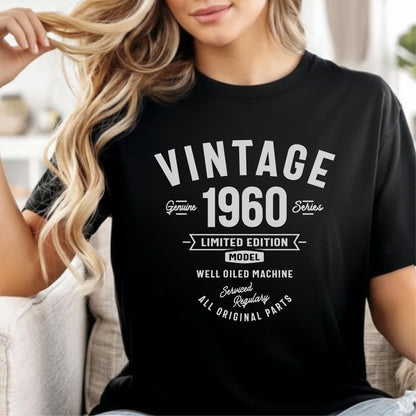 Custom Year - Vintage 1960 Limited Edition unisex classic tee