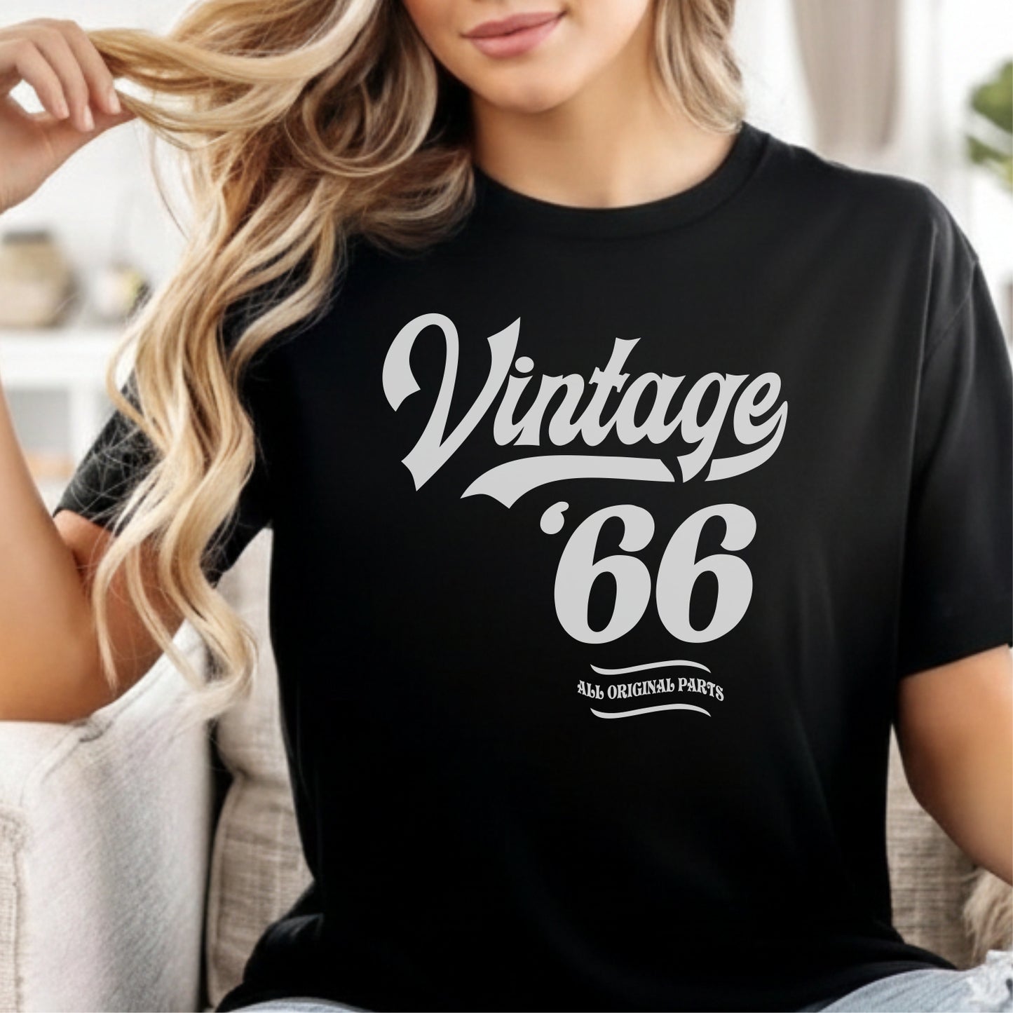 Custom Year - Vintage 1966 All Original Parts unisex classic tee