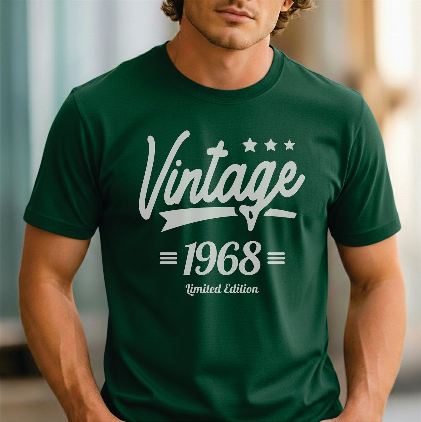 Custom Year - Vintage 1968 Limited Edition unisex classic tee