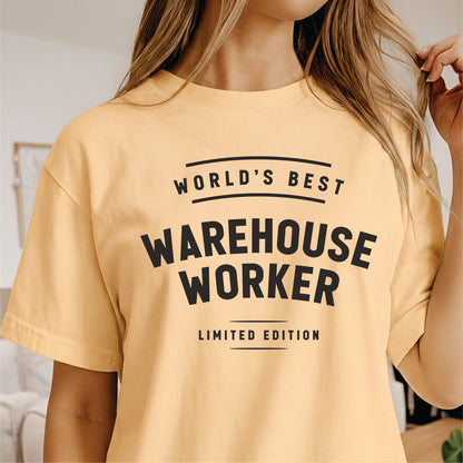 Custom Profession - World's Best Warehouse Worker unisex classic tee