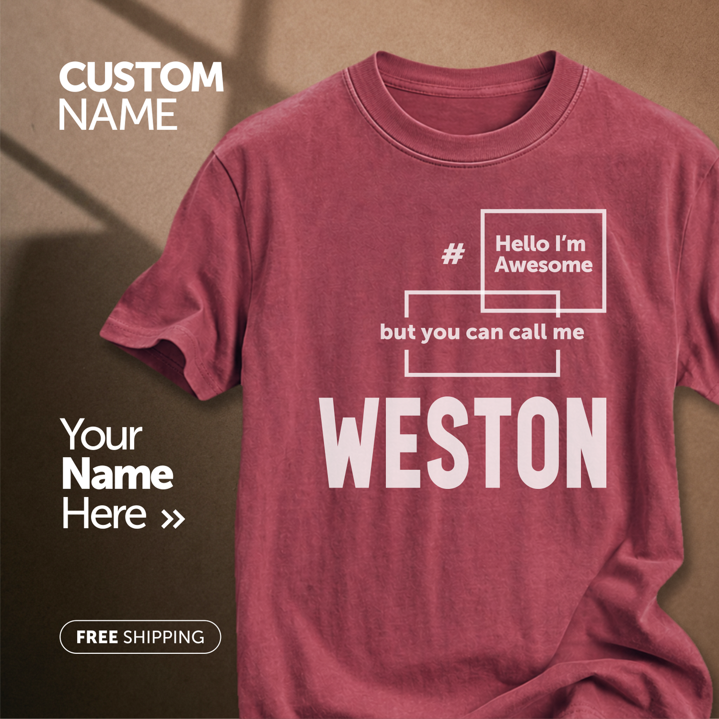 Customize This Design With Your Name!