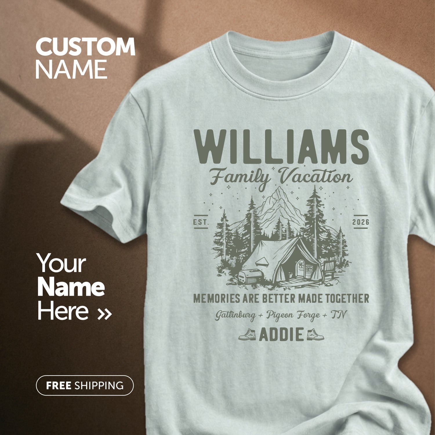 Williams Family Vacation - Customize This Design