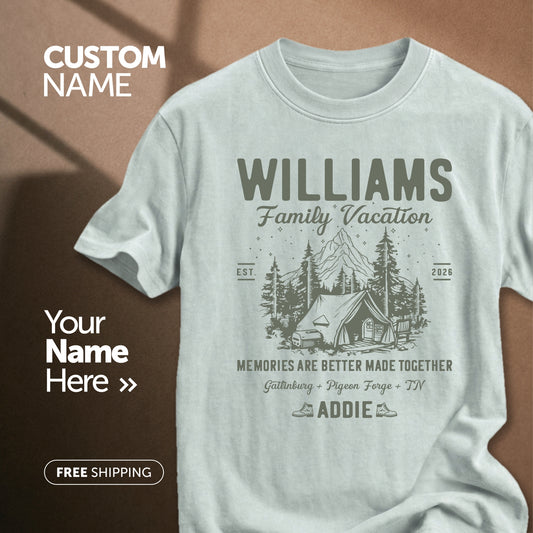 Williams Family Vacation - Customize This Design