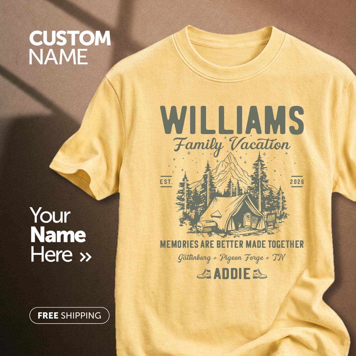 Williams Family Vacation - Customize This Design