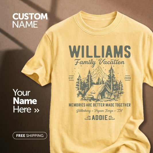 Williams Family Vacation - Customize This Design