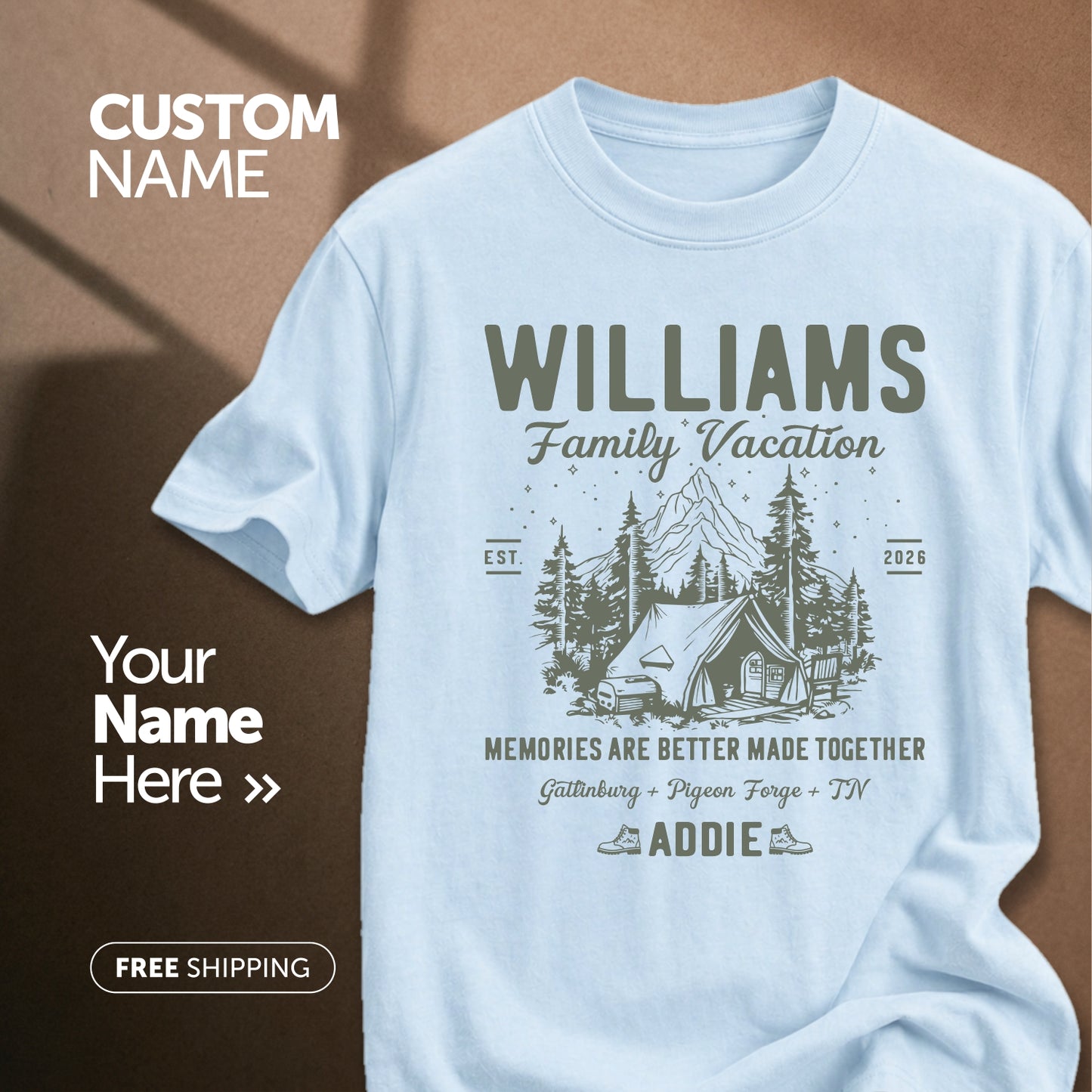 Williams Family Vacation - Customize This Design