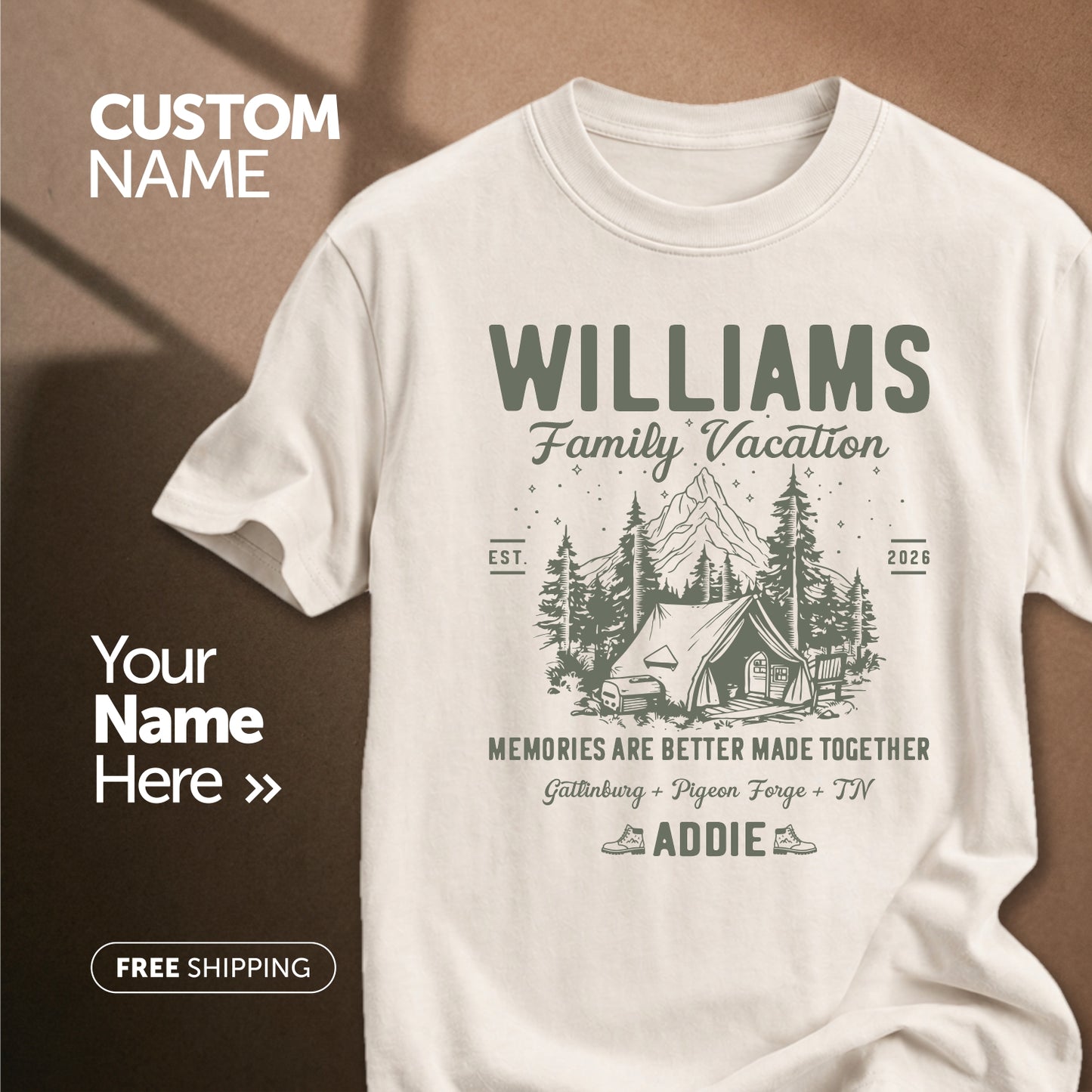 Williams Family Vacation - Customize This Design
