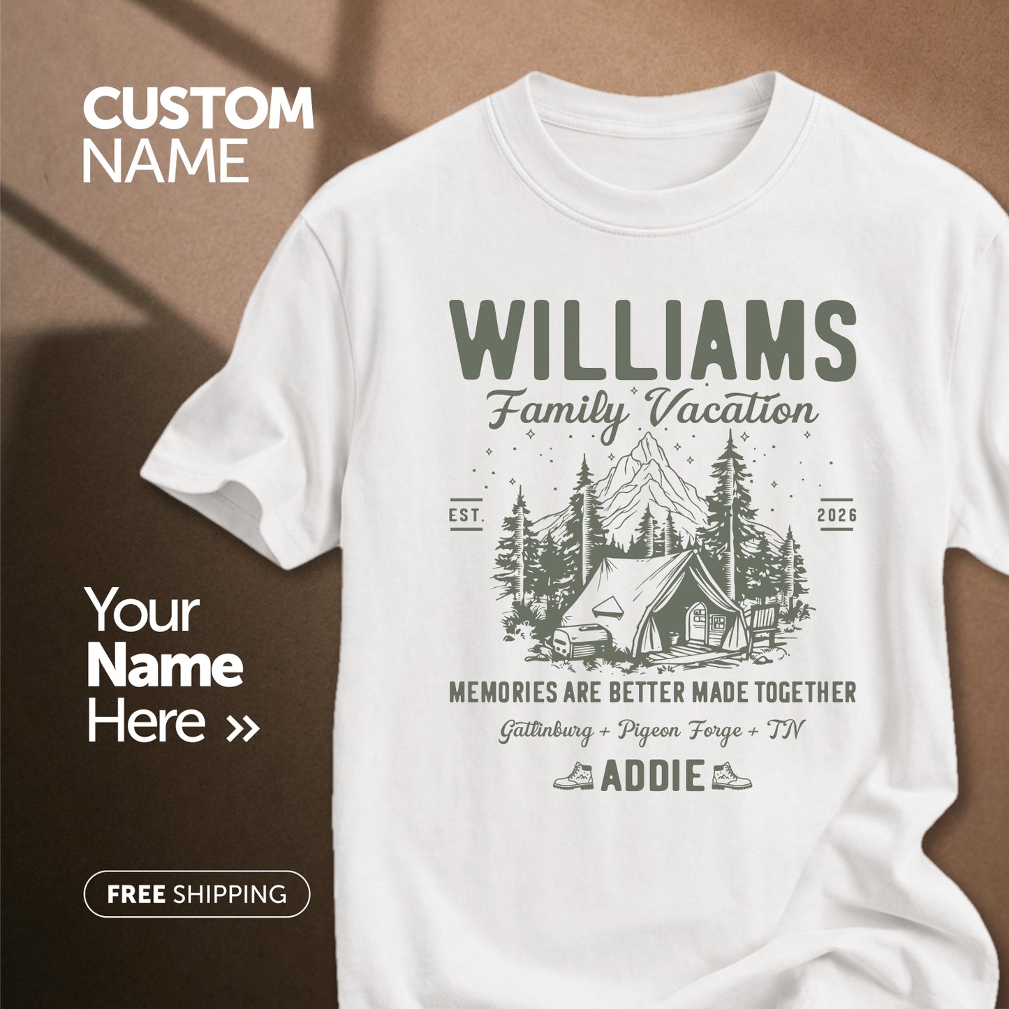 Williams Family Vacation - Customize This Design