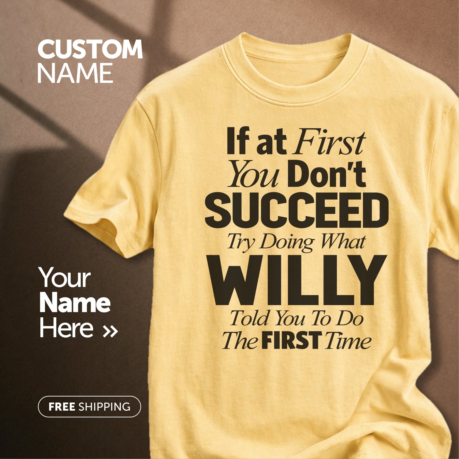 Customize This Design With Your Name!