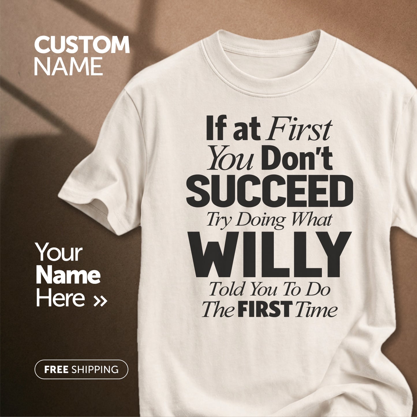 Customize This Design With Your Name!